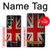 S2894 Drapeau britannique millésimé Etui Coque Housse pour Samsung Galaxy S22 Ultra