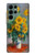 S2937 Claude Monet Bouquet de tournesols Etui Coque Housse pour Samsung Galaxy S22 Ultra