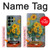 S2937 Claude Monet Bouquet de tournesols Etui Coque Housse pour Samsung Galaxy S22 Ultra