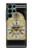 S3144 Support Antique Horloge Etui Coque Housse pour Samsung Galaxy S22 Ultra