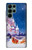 S3282 Château de Santa Noël Etui Coque Housse pour Samsung Galaxy S22 Ultra