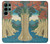S3348 Utagawa Hiroshige Le singe Pont Etui Coque Housse pour Samsung Galaxy S22 Ultra