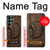 S3443 Tête indienne Etui Coque Housse pour Samsung Galaxy S22 Ultra