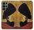 S3453 Africaine Reine Néfertiti Silhouette Etui Coque Housse pour Samsung Galaxy S22 Ultra