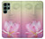 S3511 Fleur de lotus Bouddhisme Etui Coque Housse pour Samsung Galaxy S22 Ultra