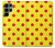 S3526 Rouge tache à pois Etui Coque Housse pour Samsung Galaxy S22 Ultra