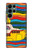 S3599 Hippie submarin Jaune Etui Coque Housse pour Samsung Galaxy S22 Ultra