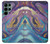 S3676 Pierre de marbre abstraite colorée Etui Coque Housse pour Samsung Galaxy S22 Ultra
