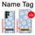 S3681 Motif de fleurs de marguerite Etui Coque Housse pour Samsung Galaxy S22 Ultra