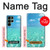 S3720 Summer Ocean Beach Etui Coque Housse pour Samsung Galaxy S22 Ultra