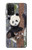 S3793 Peinture de neige mignon bébé panda Etui Coque Housse pour Samsung Galaxy M32 5G