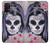 S3821 Sugar Skull Steampunk Fille Gothique Etui Coque Housse pour Samsung Galaxy M32 5G