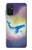 S3802 Rêve Baleine Pastel Fantaisie Etui Coque Housse pour Samsung Galaxy M52 5G