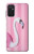 S3805 Flamant Rose Pastel Etui Coque Housse pour Samsung Galaxy M52 5G