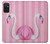 S3805 Flamant Rose Pastel Etui Coque Housse pour Samsung Galaxy M52 5G