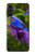S1565 Oiseau bleu de bonheur Bleu Oiseau Etui Coque Housse pour Samsung Galaxy A13 5G