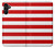 S2364 Rouge et blanc rayé Etui Coque Housse pour Samsung Galaxy A13 5G