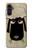 S2826 Mignon Noir Sheep Dormir Dessin Etui Coque Housse pour Samsung Galaxy A13 5G