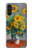 S2937 Claude Monet Bouquet de tournesols Etui Coque Housse pour Samsung Galaxy A13 5G