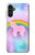 S3070 Arc en ciel pastel ciel Licorne Etui Coque Housse pour Samsung Galaxy A13 5G