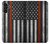 S3472 sapeur pompier Rouge mince ligne Drapeau Etui Coque Housse pour Samsung Galaxy A13 5G