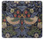 S3791 William Morris Strawberry Thief Fabric Etui Coque Housse pour Samsung Galaxy A13 5G