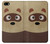 S2825 Cute Cartoon Raccoon Etui Coque Housse pour iPhone 5 5S SE