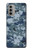 S2346 Marine Camo camouflage graphique Etui Coque Housse pour Motorola Moto G51 5G