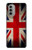 S2894 Drapeau britannique millésimé Etui Coque Housse pour Motorola Moto G51 5G