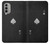 S3152 Noir Ace of Spade Etui Coque Housse pour Motorola Moto G51 5G