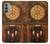 S3174 Horloge Grand-père Etui Coque Housse pour Motorola Moto G51 5G