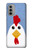 S3254 Poulet Dessin animé Etui Coque Housse pour Motorola Moto G51 5G