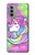 S3264 Pastel Licorne Etui Coque Housse pour Motorola Moto G51 5G