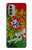 S3300 Portugal Drapeau graphique Football Millésime Etui Coque Housse pour Motorola Moto G51 5G