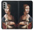 S3471 Lady hermine Leonardo da Vinci Etui Coque Housse pour Motorola Moto G51 5G
