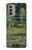 S3674 Claude Monet La passerelle japonaise et la piscine de nénuphars Etui Coque Housse pour Motorola Moto G51 5G