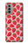 S3719 Modèle de fraise Etui Coque Housse pour Motorola Moto G51 5G