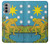 S3744 Carte de tarot l'étoile Etui Coque Housse pour Motorola Moto G51 5G