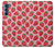 S3719 Modèle de fraise Etui Coque Housse pour Motorola Edge S30