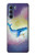 S3802 Rêve Baleine Pastel Fantaisie Etui Coque Housse pour Motorola Edge S30