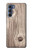 S3822 Graphique de la texture du bois imprimé Etui Coque Housse pour Motorola Edge S30