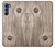 S3822 Graphique de la texture du bois imprimé Etui Coque Housse pour Motorola Edge S30