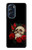 S3753 Roses de crâne gothique sombre Etui Coque Housse pour Motorola Edge X30