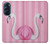 S3805 Flamant Rose Pastel Etui Coque Housse pour Motorola Edge X30