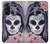 S3821 Sugar Skull Steampunk Fille Gothique Etui Coque Housse pour Motorola Edge X30