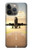 S3837 Avion Décollage Sunrise Etui Coque Housse pour iPhone 13 Pro