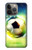 S3844 Ballon de football de football rougeoyant Etui Coque Housse pour iPhone 13 Pro Max