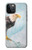 S3843 Pygargue à tête blanche sur glace Etui Coque Housse pour iPhone 12, iPhone 12 Pro