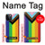 S3846 Drapeau de fierté LGBT Etui Coque Housse pour iPhone 12, iPhone 12 Pro