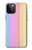 S3849 Couleurs verticales colorées Etui Coque Housse pour iPhone 12, iPhone 12 Pro